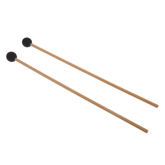 HAMPPLIES Soft Yarn Marimba Mallets Pair with Plastic Handle for Percussion