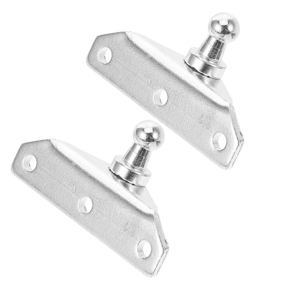 HAMPPLIES 1Pair Plated Silver Gas Lift Strut Ball Mounting Bracket with Easy Installation for Furniture and Machinery