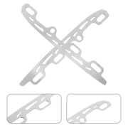 HAMPPLIES Figure Skate Blades Plated Silver Stainless Steel Interchangeable for Ice Skating Shoes