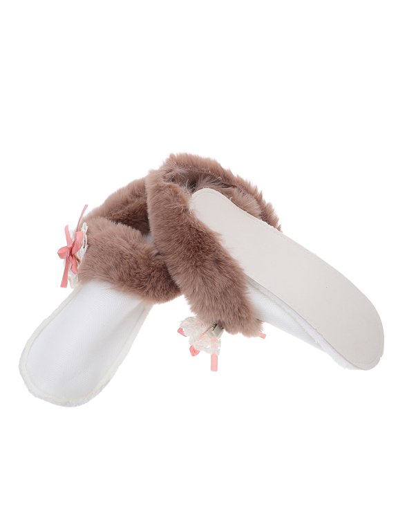 1Pair Warm Plush Clog Insoles Breathable Thick Shoe Liners Removable