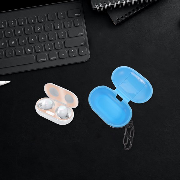 HAMPPLIES 1Pc Stylish Blue Earphone Holder with Full Protective Wireless Storage