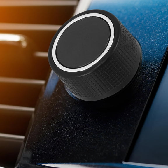 HAMPPLIES 1Pc Easy Install Black Car Radio Volume Control Knob Compatible with Multiple Models
