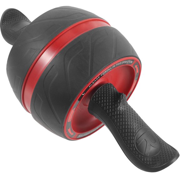 HAMPPLIES 1Pc Exercise Roller Wheel Grey ABS Material Safe Comfortable Core Training