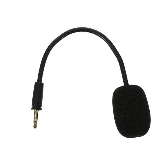 HAMPPLIES 1Pc Flexible Headset Microphone for Home Office Gaming with Easy in-Line Controls