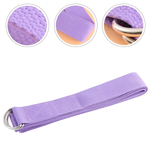 HAMPPLIES 1Pc Lightweight Violet Resistance Band for Yoga Pilates Arm Leg Workout Portable Design