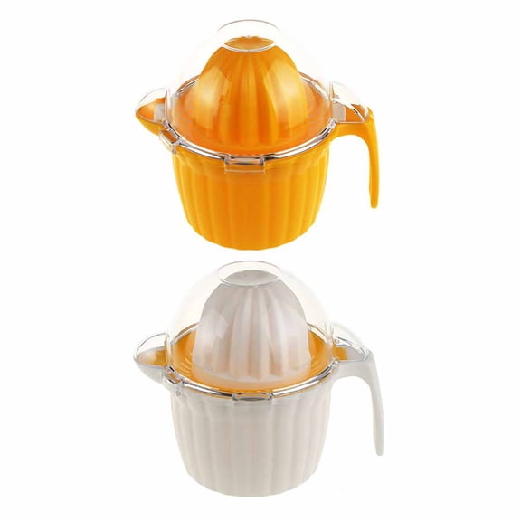 HAMPPLIES Orange Manual Fruit Squeezer Hand Press Juicer Kitchen Tool, Plastic for Home and Travel Use