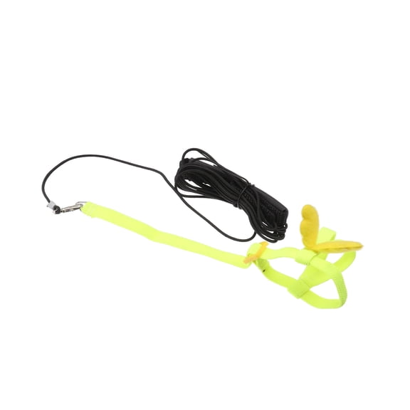 HAMPPLIES 1Pc Bird Leash with Bite Proof Metal Chain for Parrot Training