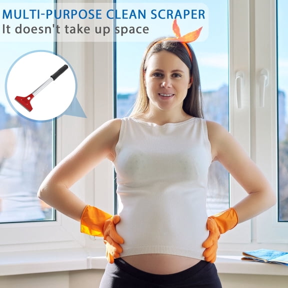 HAMPPLIES Wall Scraper Tool, 1 Piece Red Scraper for and Effective Use Hard