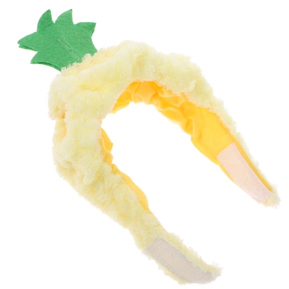 HAMPPLIES 1Pc Yellow Pineapple Pet Hat Soft Comfortable Headwear for Cats Party Costume and Photo Shoot