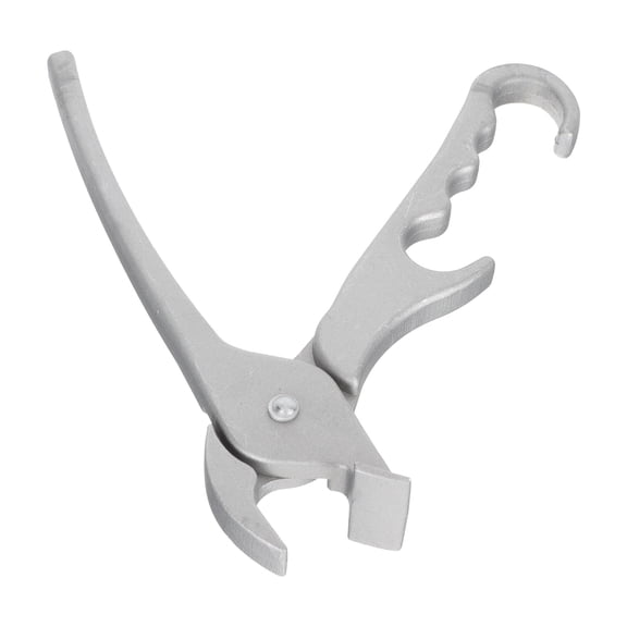 HAMPPLIES 1Pcs Aluminum Holder for Kitchen Use in Silver