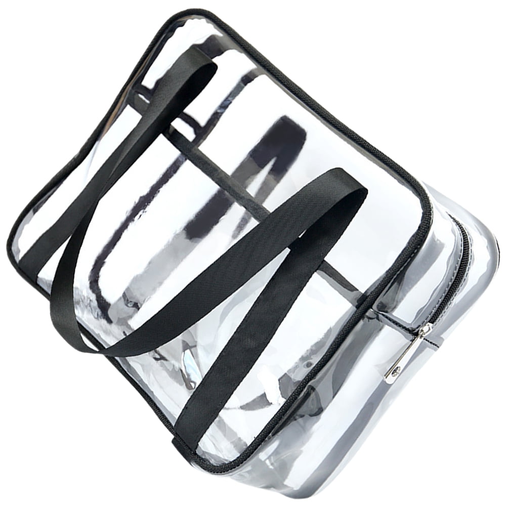 Makeup Bag Rectangular HAMPPLIES 1Pcs Clear Makeup Organizer Bag in Rectangular Shape for ...