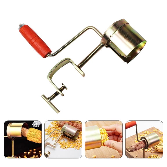 HAMPPLIES Corn Sheller for Kitchen Use Golden Strong and 1 Pc