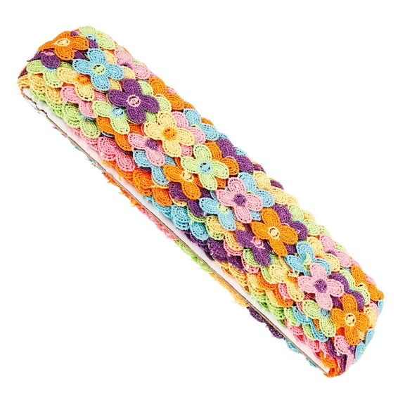 HAMPPLIES 1Pcs Decorative Sewing Trim Multi Colored For Wedding And Birthday Party Decorations