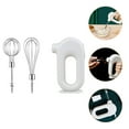 thumbnail image 1 of HAMPPLIES Rechargeable Hand Mixer for Cream Mixing 1Set White Stainless Steel, 1 of 8
