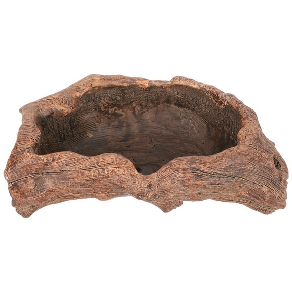 HAMPPLIES 1Pcs Imitation Old Root Adornment Brown Cement Branch Shaped Planter for Homeowners