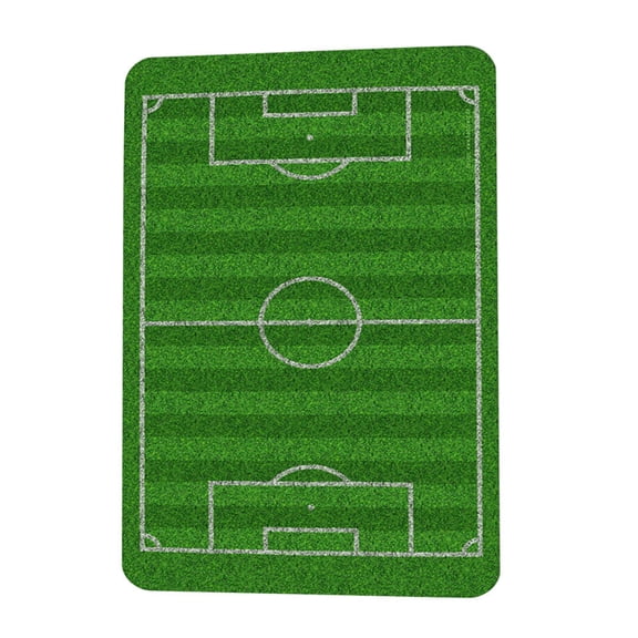 HAMPPLIES Green Non- Doorway Mat 60x40cm, Polyester and Rubber Floor Rug, Entrance Mat for Home Use