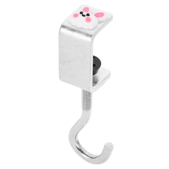 HAMPPLIES Portable Iron Purse Hook for Table Mounting - Space-Saving Handbag Holder, and Convenient, 1 Piece