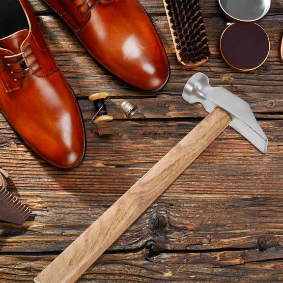 HAMPPLIES 1Pcs Small Craft Hammer for Household Repairs with Wear Resistance and Wood Handle 11.8x3.7in