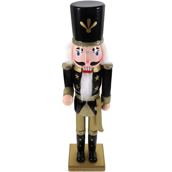 HAMPPLIES Soldier Nutcracker Figurine Christmas Decoration for Festive Party Table Centerpiece
