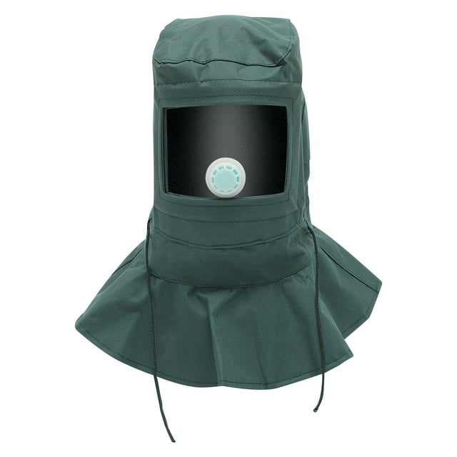 HAMPPLIES 1Pcs Transparent Screen Design Sandblasting Hood Cap for Industrial Work and Fertilizer Plants