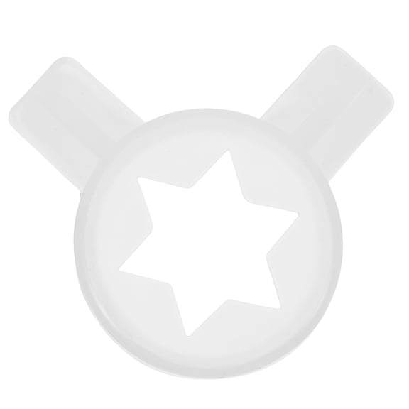 HAMPPLIES Ice Cream Maker Nozzles Plastic Hexagonal Star 1Set