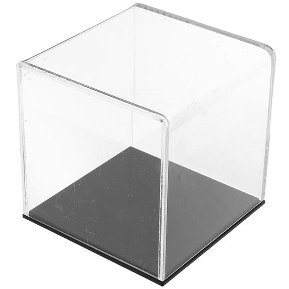 HAMPPLIES 1Set Acrylic Baseball Display Holder for Dustproof and Storage