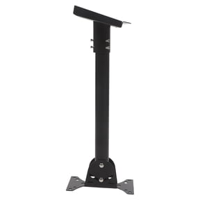 HAMPPLIES 1Set Heavy Duty Black Antenna Base Mount Kit for Roof Wall Marine with Adjustable Height and Easy Installation