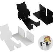 HAMPPLIES Foldable Heavy Duty Owl Bike Rack in Black, Storage Hanger for Home and Garage, 1 Set