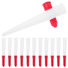 HAMPPLIES Caulk Tube Saver Caps Set for Accurate Sealing and Leak Prevention in Kitchen and Bathroom Applications