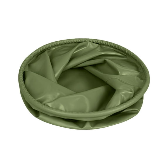 HAMPPLIES Bucket for Water Collapsible Army-Green 1Pcs for Outdoor Use