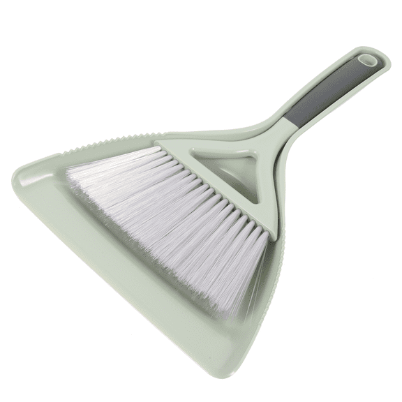 HAMPPLIES 1Set Compact Dustpan Green Plastic for Children's Chores Home Use