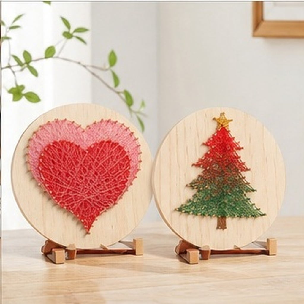 HAMPPLIES 1Set DIY String Art Material Kit Durable Assorted Colors for ...