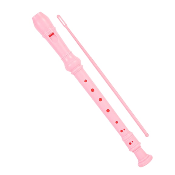 HAMPPLIES 8-Hole Soprano Recorder with Comfortable Grip, Clear Uniform Sound, Beginner Friendly Music Instrument Set