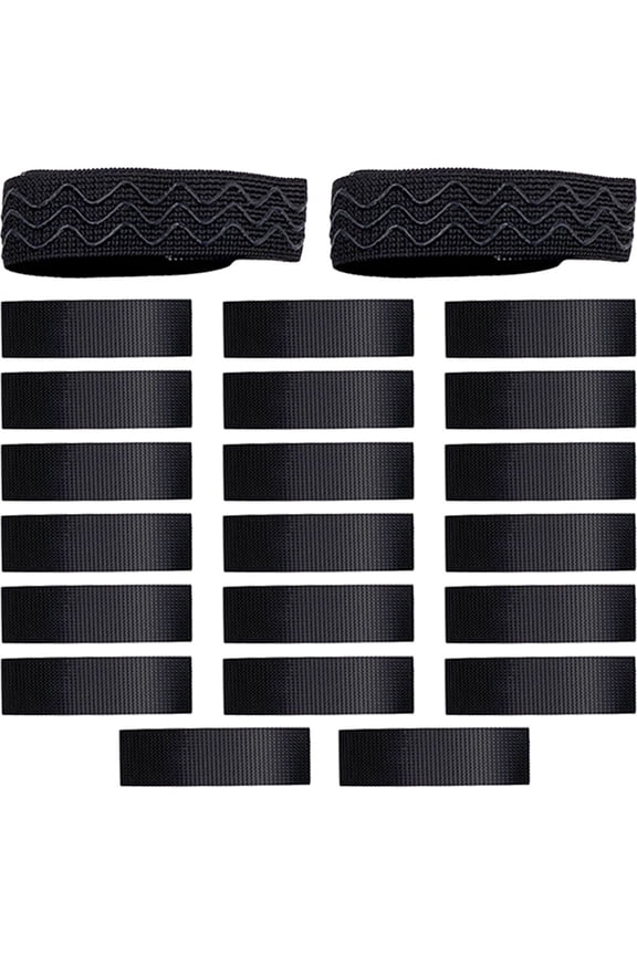 1Set Elastic Boot Strap Adjustable for High Boots Fixing 11.6x0.9x0.1in