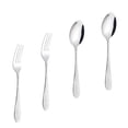 thumbnail image 1 of HAMPPLIES Stainless Steel Spoon Fork Forks and Spoons Silver 1 Set 8.9x0.9in, 1 of 8