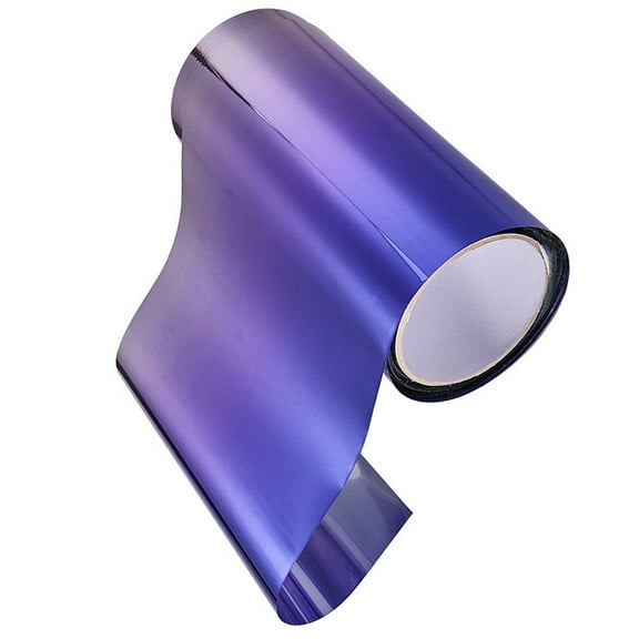 HAMPPLIES 1Set Heat Window Film Purple 135X20cm UV Protection Glass Protection for SUV