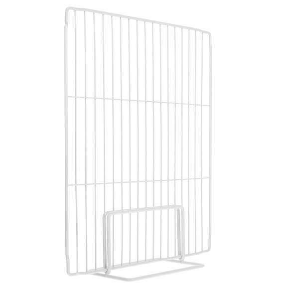 HAMPPLIES 1Set Iron Divider Shelf for Freezer and Refrigerator with Wire Mesh Design for Ventilation and Organization