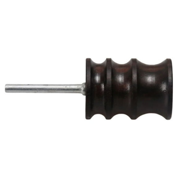 HAMPPLIES 1Set Leather Burnisher Tool for Rotary Tool and Lathe in Brown Color with Polishing Function