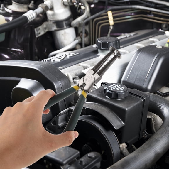 HAMPPLIES Car Engine Piston Compressor Tool Kit with Heavy-Duty Pliers for Easy Installation and Repair