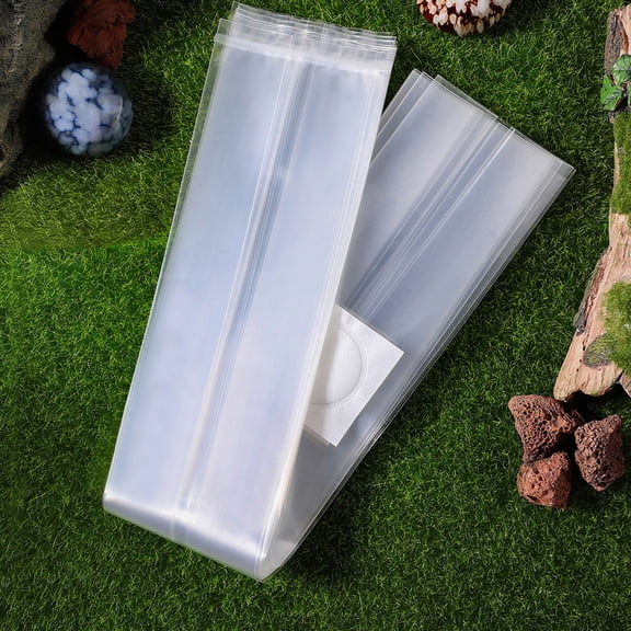 HAMPPLIES 1Set Portable Mushroom Growing Bag Durable Pe Plastic Edible Planting Pouch