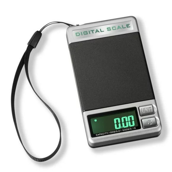 Portable Weighing Electronic Scale Jewelry Pocket Balance Weigher Metal 1Pcs 3.6X2.0X0.5In