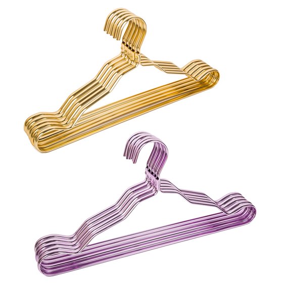 HAMPPLIES 1Set Practical Coat Hanger Triangular Shape Anti Skid for Dry and Wet Clothes Storage