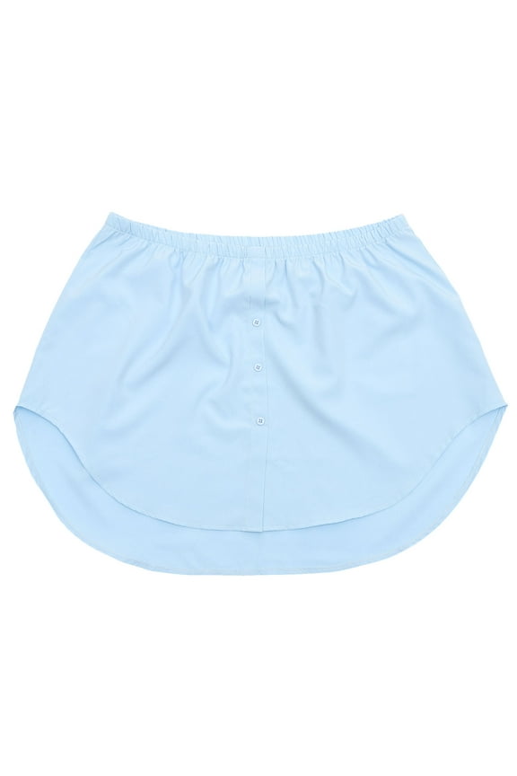 1Set Shirt Extender for Women Polyester with Elastic Waistband for Layering and Style Enhancement