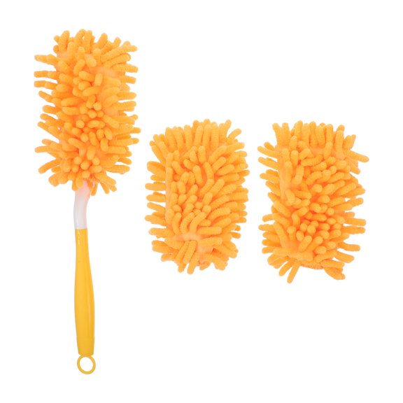 HAMPPLIES 1Set Soft Chenille Hand Duster Washable Microfiber Brush for Home Furniture and Car Interior Cleaning