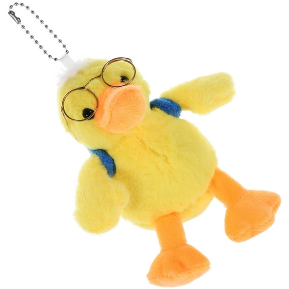 HAMPPLIES 1Set Stuffed Duck Pendant With Plush Material PP Cotton Fashionable Bag Decor For Birthday present Giving