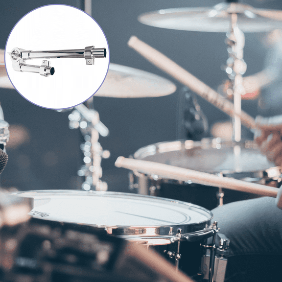 HAMPPLIES 1Set Zinc Alloy Tom Drum Holder for Floor Tom Leg Bracket 27.3x7cm