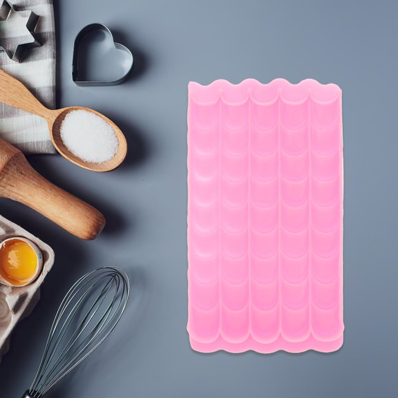 HAMPPLIES Silicone Cake Press Fondant Tool Non-Stick for Home Baking, Decorating, and Cake Decorating Supplies