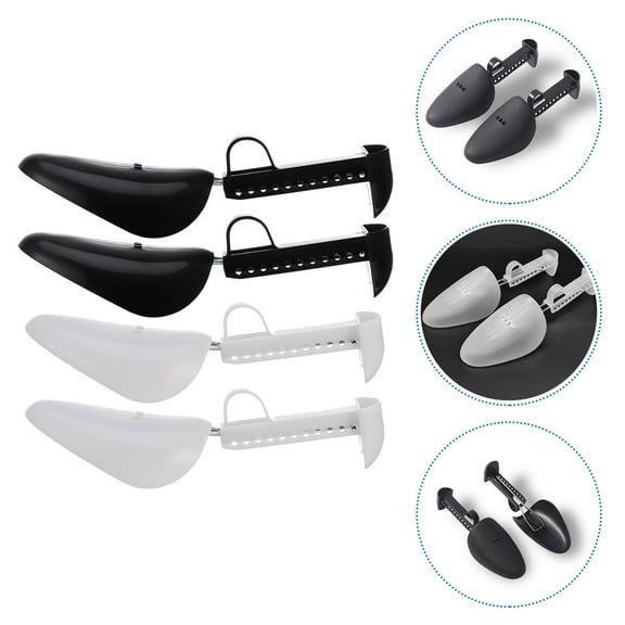 HAMPPLIES 2 Pairs Shoe Accessories for Men Square PP Metal Plating Adjustable for Traveling