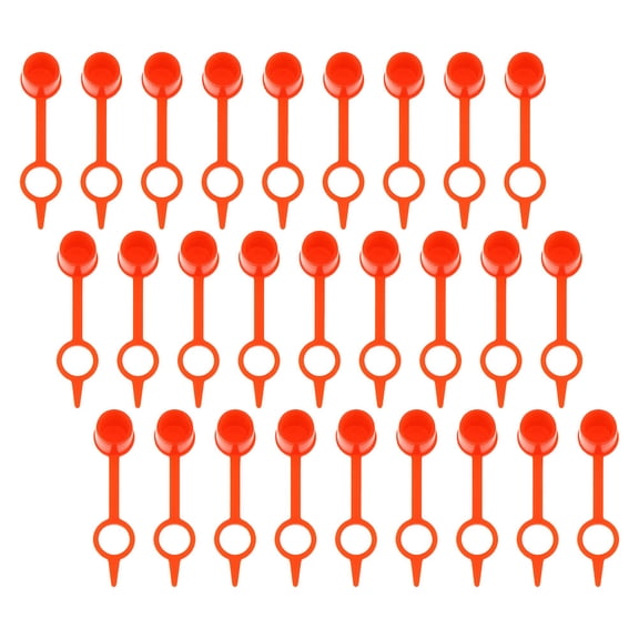 HAMPPLIES Grease Fittings Assortment Grease Fitting Cap Red Plastic 200Pcs Moisture Resistant