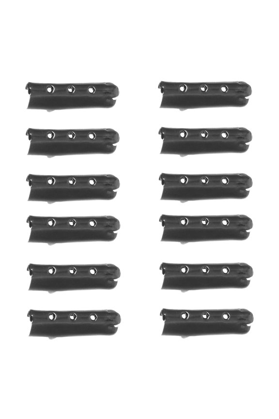 200 Pieces Gunmetal Shoe Lace Tips for Sneakers, Boots, Hoodies - Metal Ends for Easy Replacement